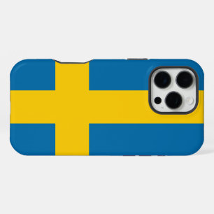 Sweden Flag iPhone 16 Pro Max Case