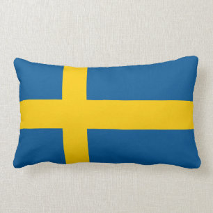 Sweden Flag Lumbar Cushion