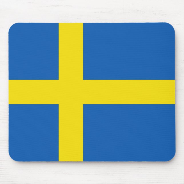 Sweden Flag Mousepad (Front)
