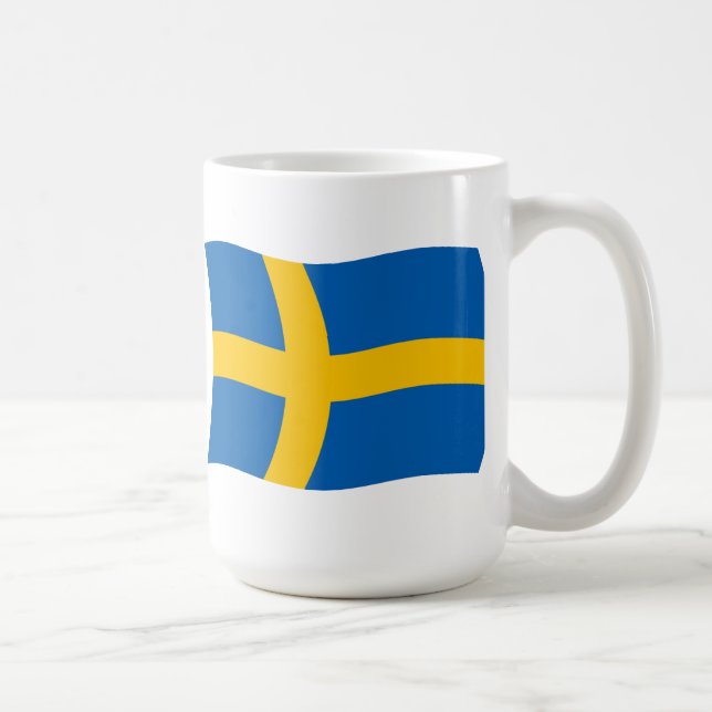 Sweden Flag Mug (Right)