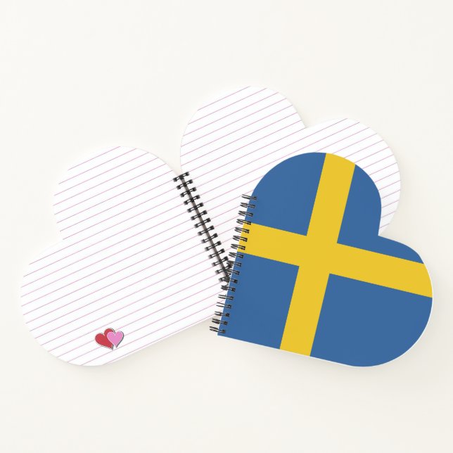 Sweden flag notebook (Inside)