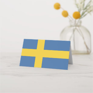 Sweden flag place card