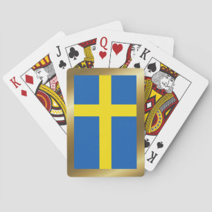 Sweden Flag Playing Cards