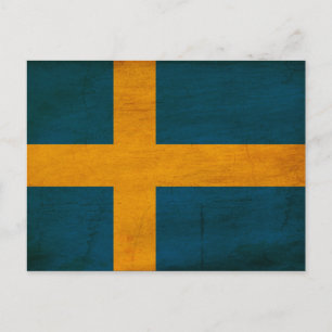 Sweden Flag Postcard