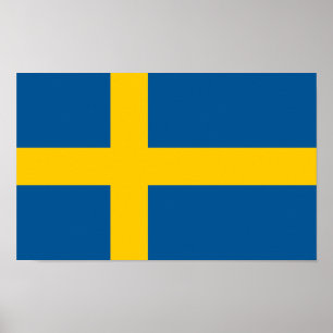 Sweden Flag Poster