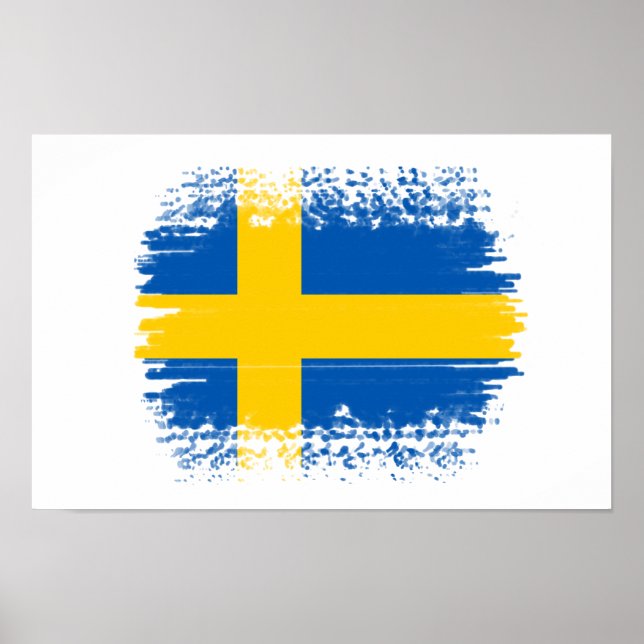 Sweden flag  poster (Front)