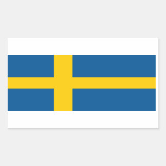 Sweden Flag Rectangular Sticker