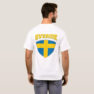 Sweden Flag Shield T-Shirt