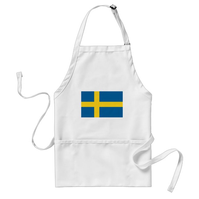 sweden flag standard apron (Front)