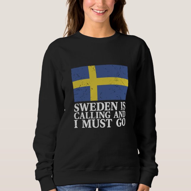 Sweden Flag Sweatshirt (Front)