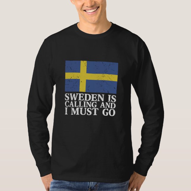 Sweden Flag T-Shirt (Front)