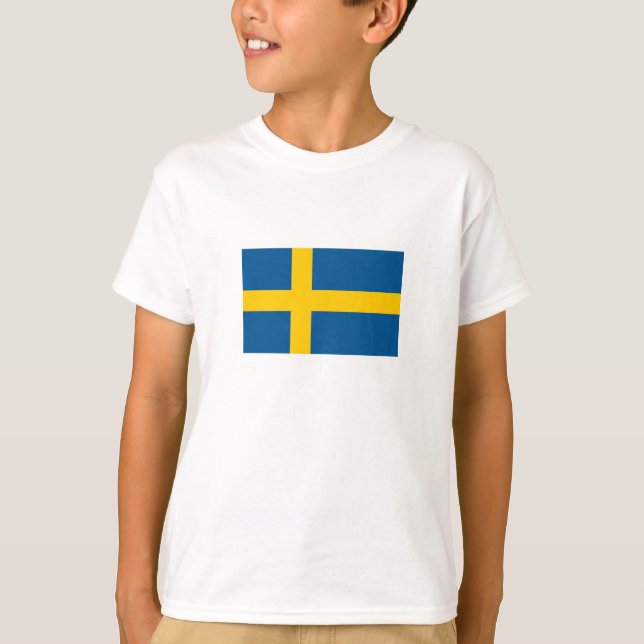Sweden Flag T-Shirt (Front)