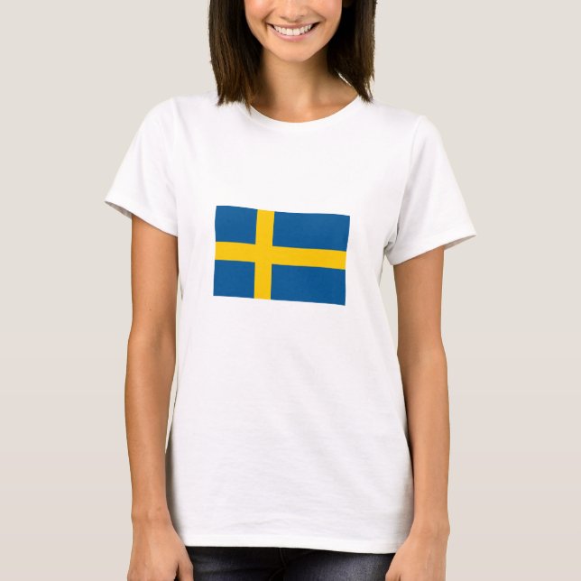 Sweden Flag T-Shirt (Front)