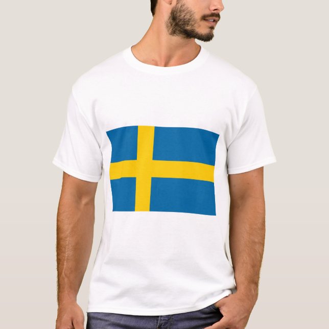 Sweden Flag T-Shirt (Front)