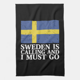 Sweden Flag Tea Towel