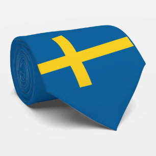 sweden flag tie