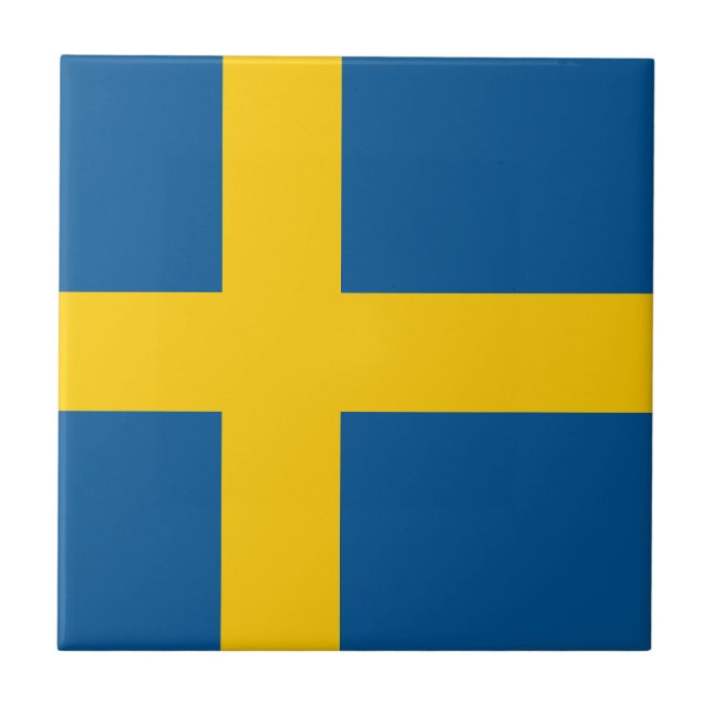 Sweden Flag Tile (Front)