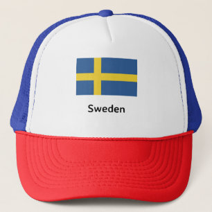 Sweden Flag Trucker Hat