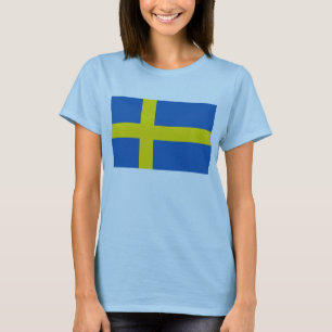 Sweden Flag x Map T-Shirt