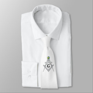 Sweden freemasonry sign tie