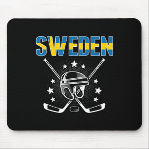 Sweden Ice Hockey Lovers Jersey - Swedish Hockey T Mouse Pad