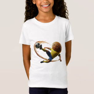 Sweden Köttbullar Meatball Soccer Mascot - Group F T-Shirt