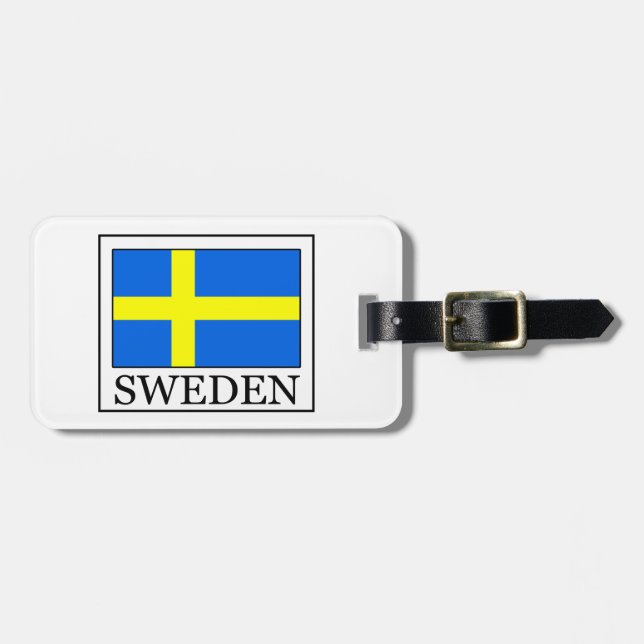 Sweden Luggage Tag (Front Horizontal)