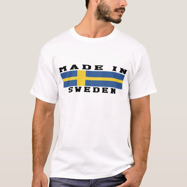Sweden Made In Designs T-Shirt (Front)