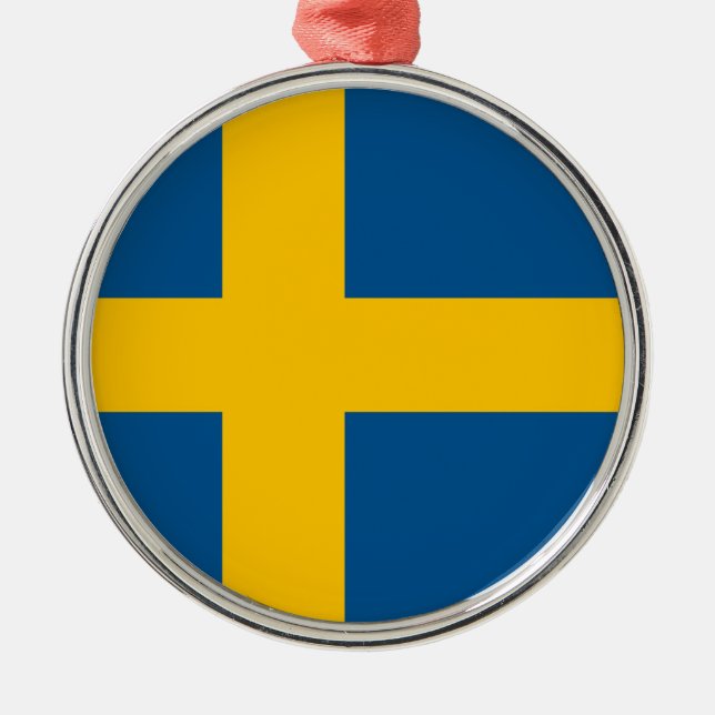 Sweden Metal Tree Decoration (Front)