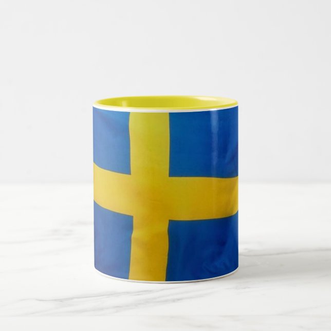 Sweden -Mug- Two-Tone Coffee Mug (Center)
