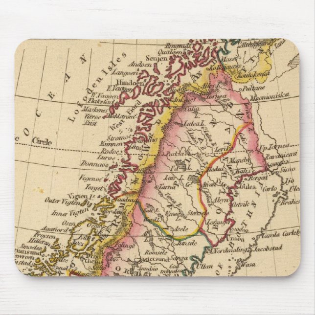 Sweden, Norway 2 Mouse Pad (Front)