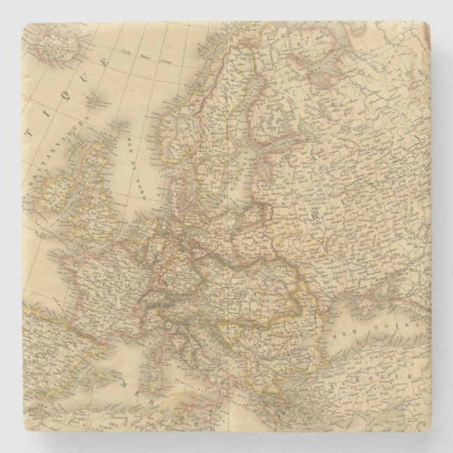 Sweden, Norway, and Demark Stone Coaster (Front)