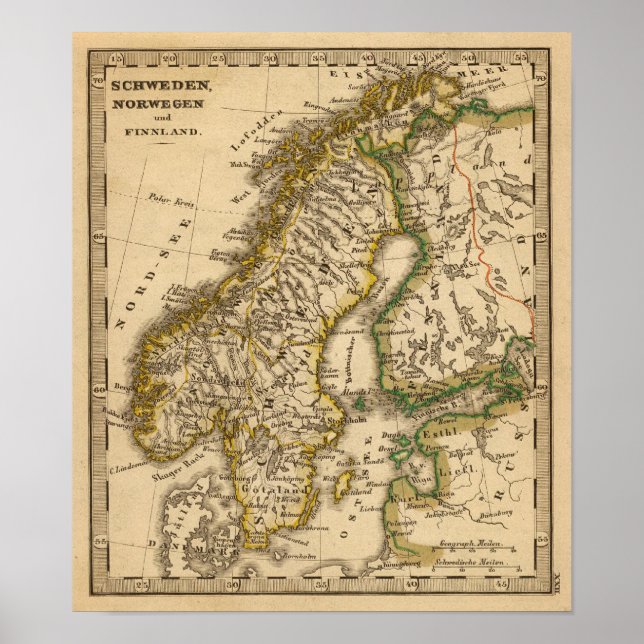 Sweden, Norway, and Finland Poster (Front)