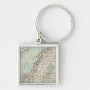 Sweden, Norway, Denmark 2 Key Ring
