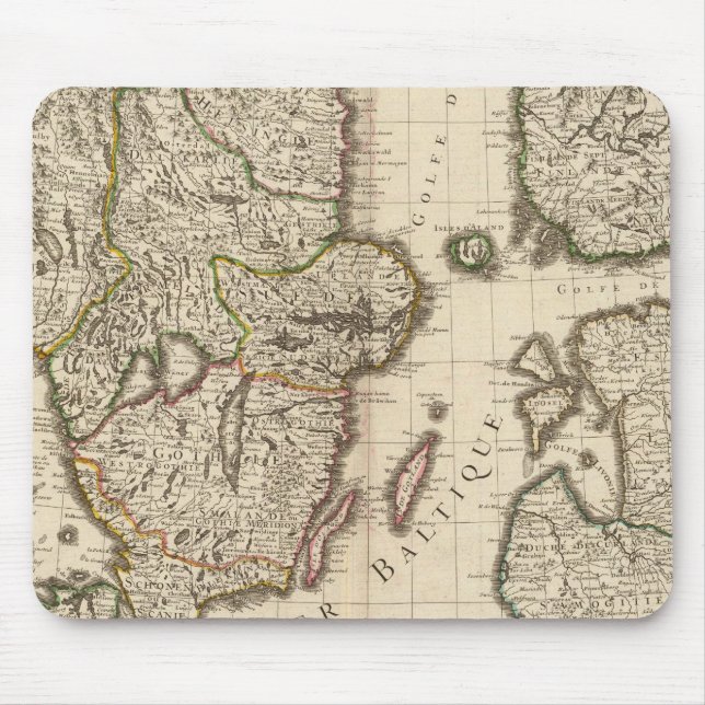 Sweden, Norway, Europe Mouse Pad (Front)