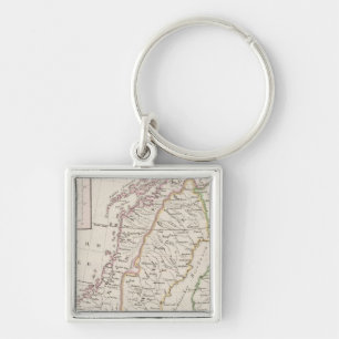 Sweden, Norway, Iceland Key Ring