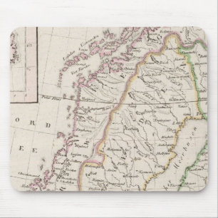 Sweden, Norway, Iceland Mouse Pad