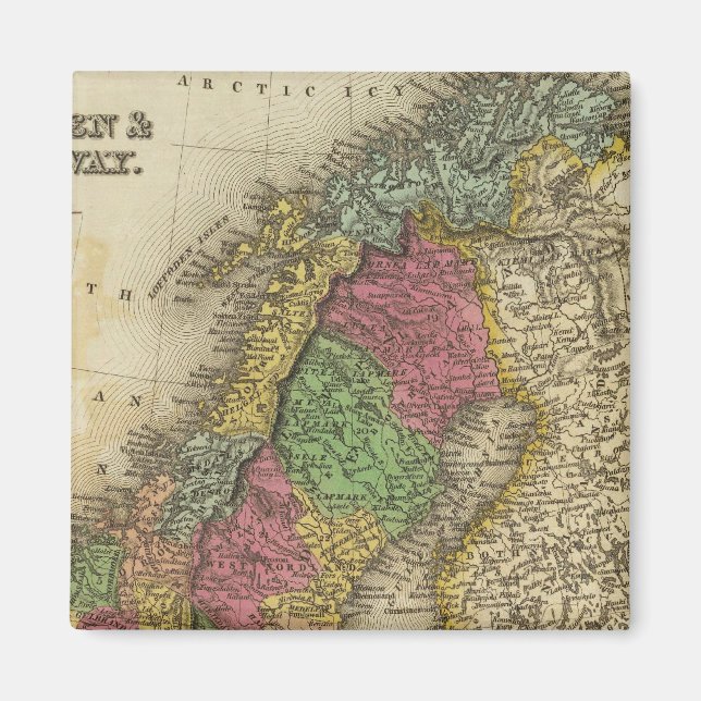 Sweden & Norway Magnet (Front)