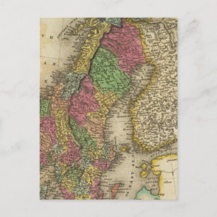 Sweden & Norway Postcard