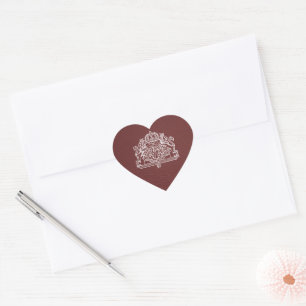 Sweden Passport Heart Sticker