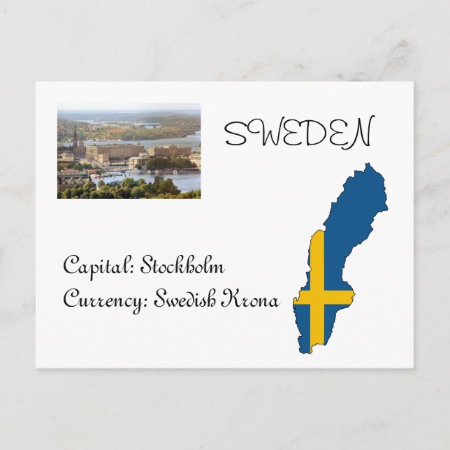Sweden Postcard (Front)