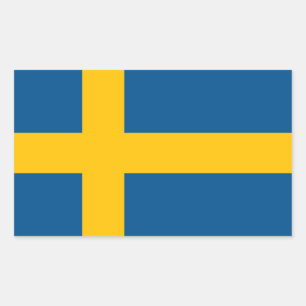 Sweden Rectangular Sticker