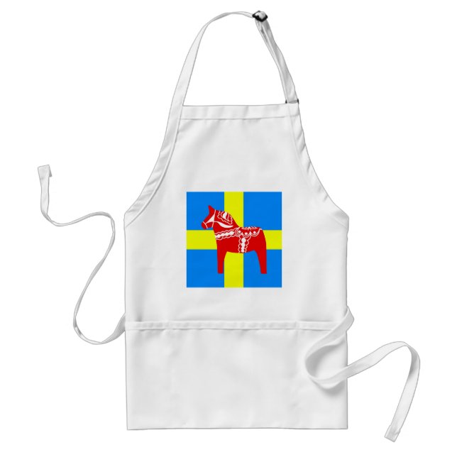Sweden Red Dala Horse Standard Apron (Front)