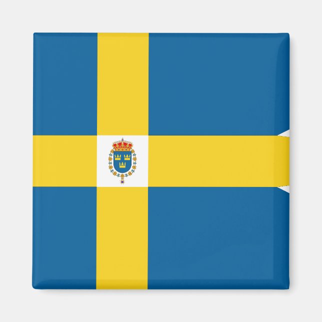 Sweden-Royal, Sweden flag Magnet (Front)