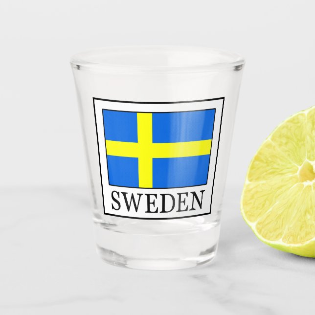 Sweden Shot Glass (Front)