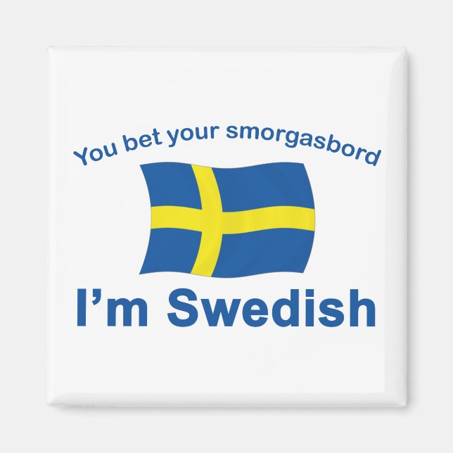 Sweden Smorgasbord 1 Magnet (Front)