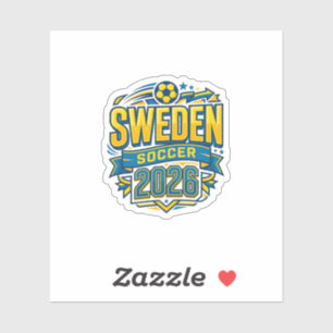 Sweden Soccer 2026 Soccer Bold Country Typography 