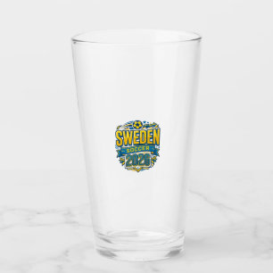 Sweden Soccer 2026 Soccer Bold Country Typography  Glass