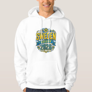 Sweden Soccer 2026 Soccer Bold Country Typography Hoodie