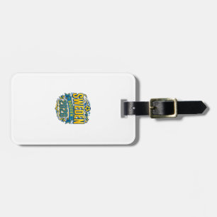 Sweden Soccer 2026 Soccer Bold Country Typography Luggage Tag